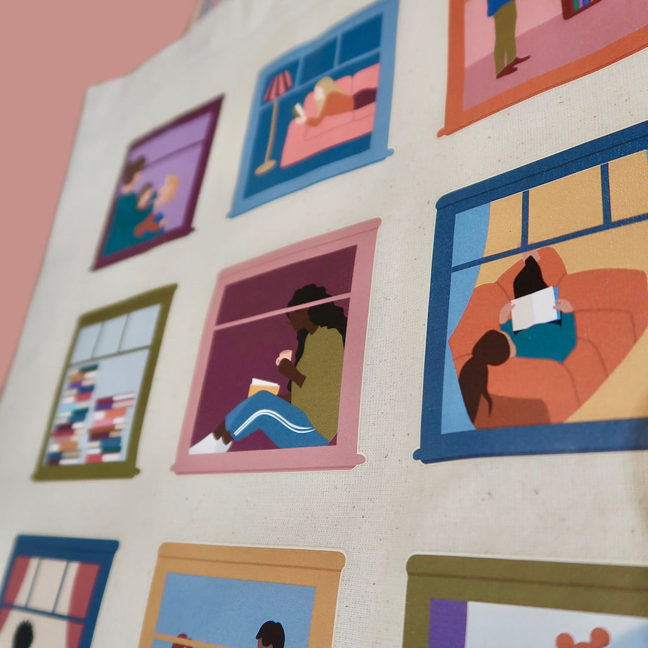 Bookish Tote Bag | Cute Book Bag |  Book Lover Gift | Gift for Bookworms | Reading Bag | Gift for Mum Mother