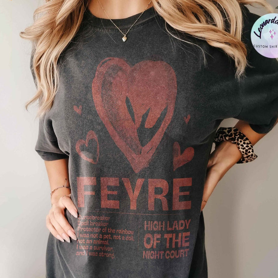 Feyre Crewneck ACOTAR Shirt, SJM Merch, Booktok Merch, Sarah J Maas Merch, ACOTAR Shirt, Velaris Shirt, Bat Boys Shirt