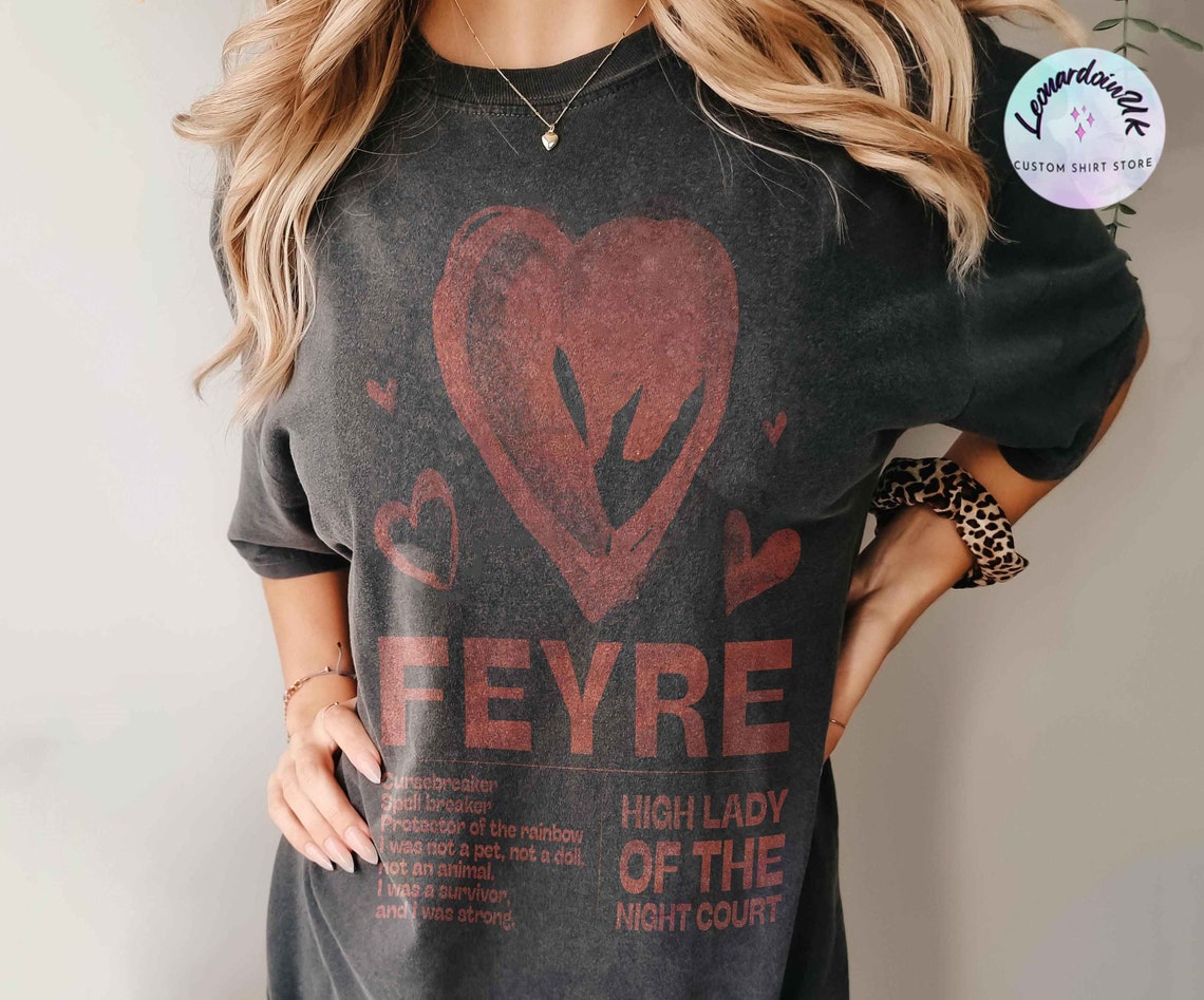 Feyre Crewneck ACOTAR Shirt, SJM Merch, Booktok Merch, Sarah J Maas Merch, ACOTAR Shirt, Velaris Shirt, Bat Boys Shirt
