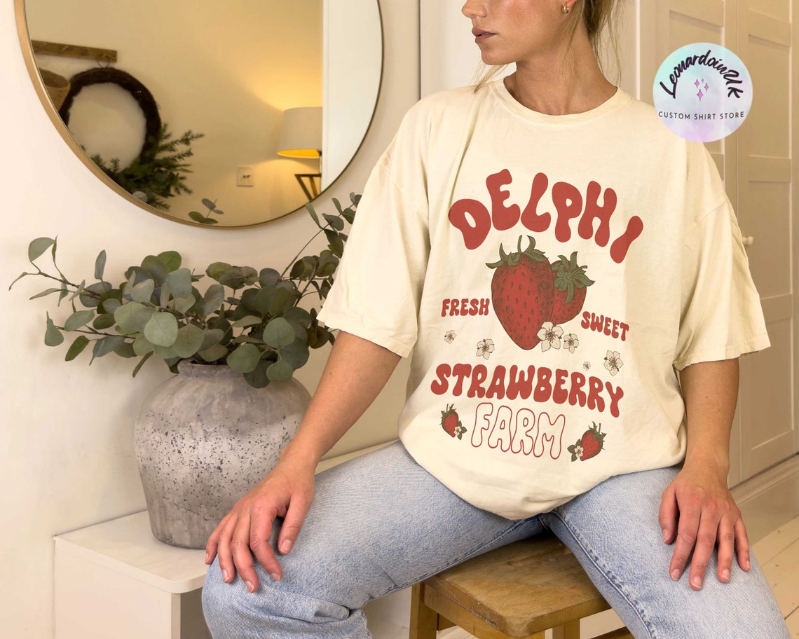 Delphi Strawberry Farms Shirt, Percy Jackson the Olympians Shirt, Bookish Shirt, Book Lover Shirt Bookworm
