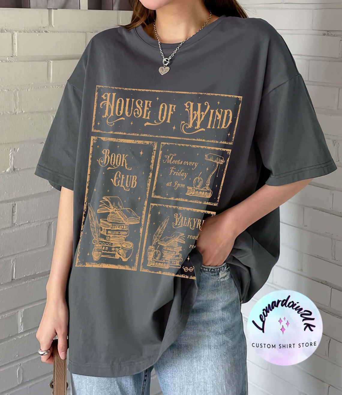 House of Wind Library Velaris ACOTAR, Licensed Shirt, Night Court, Sarah J Maas, Throne of Glass, Crescent City, ACOSF