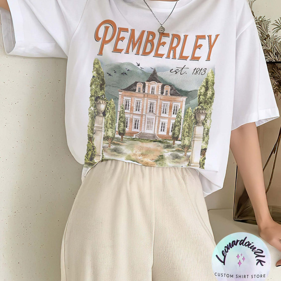 Pemberley Shirt, Pride and Prejudice Shirt, Jane Austen Shirt, Bookworm Shirt, Book Lover Gifts, Literary Shirt