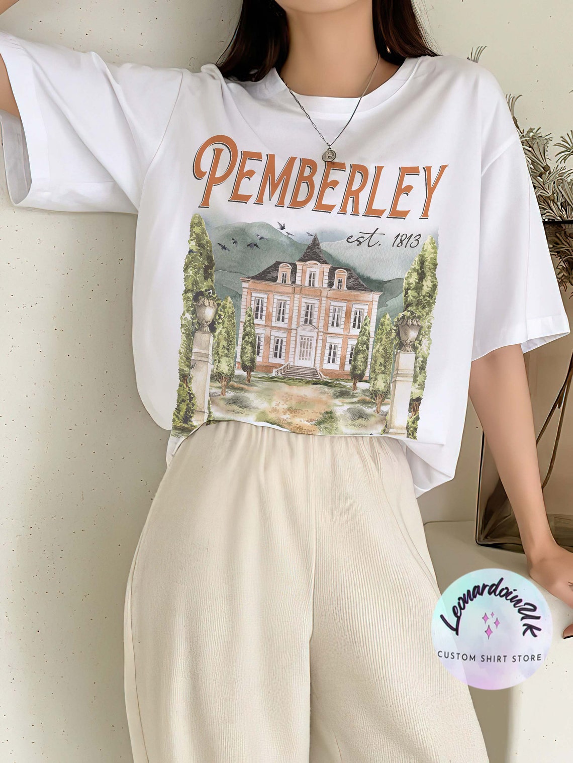 Pemberley Shirt, Pride and Prejudice Shirt, Jane Austen Shirt, Bookworm Shirt, Book Lover Gifts, Literary Shirt