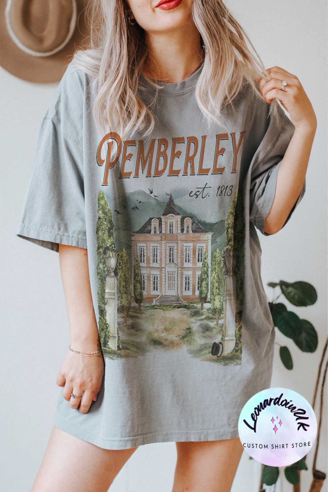 Pemberley Shirt, Pride and Prejudice Shirt, Jane Austen Shirt, Bookworm Shirt, Book Lover Gifts, Literary Shirt