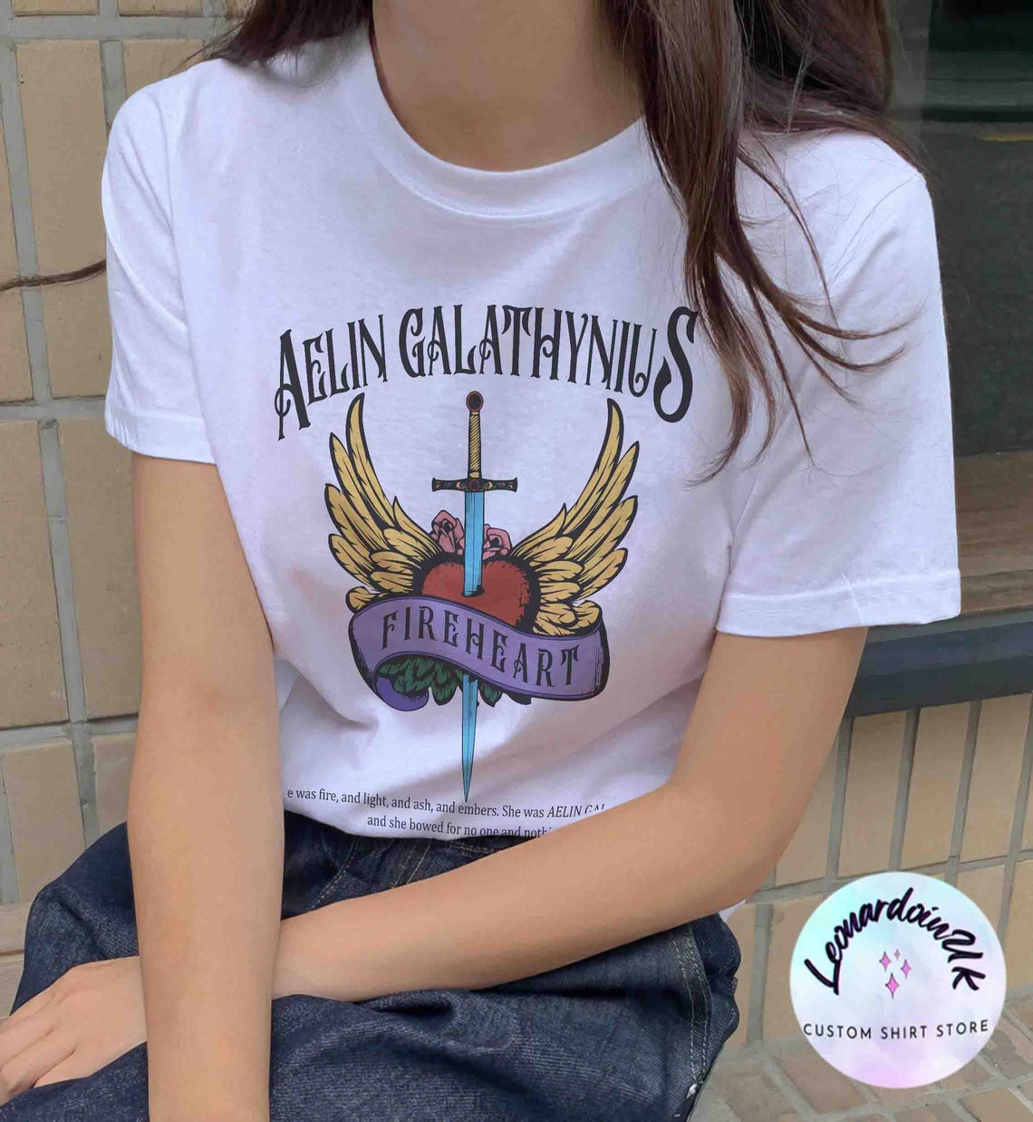 Throne of Glass Shirt, Aelin Galathynius Shirts, Fireheart Aelin T Shirt, Kingsflame the Thirteen