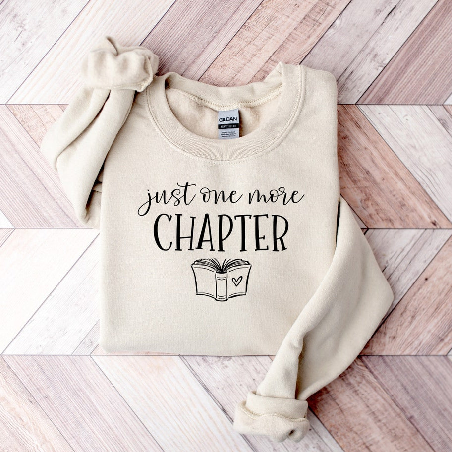 Just One More Chapter, Reading Shirt, Book Lover Shirt, Librarian Shirts, Teacher Book Shirt ,Book Lover Gift, Reading Shirt