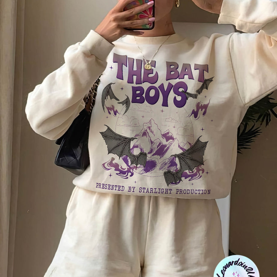 The Bat Boys Sweatshirt,the Night Court Illyrians, A Court of Thorns and Roses Rhysand Cassian Azriel, Acotar Merch Sweatshirt