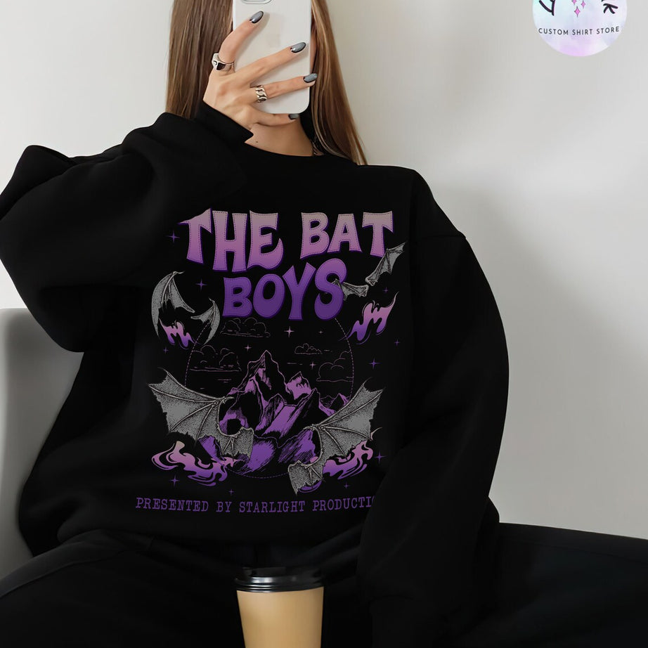 The Bat Boys Sweatshirt,the Night Court Illyrians, A Court of Thorns and Roses Rhysand Cassian Azriel, Acotar Merch Sweatshirt
