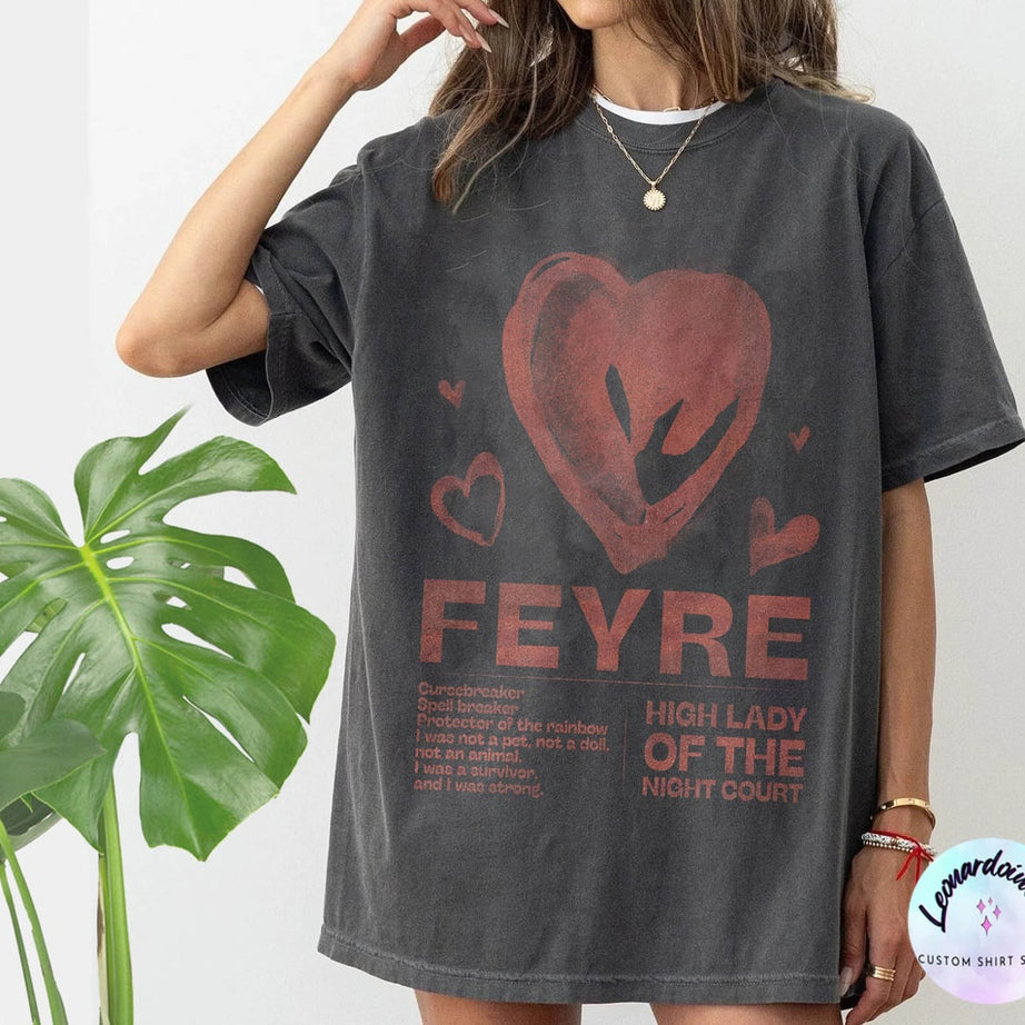 Feyre Crewneck ACOTAR Shirt, SJM Merch, Booktok Merch, Sarah J Maas Merch, ACOTAR Shirt, Velaris Shirt, Bat Boys Shirt