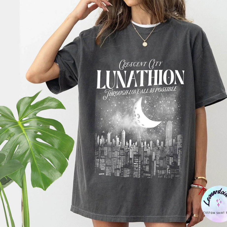 Lunathion Crescent City Shirt, Bookish Sweatshirt Sarah J Maas Official Licensed Merch