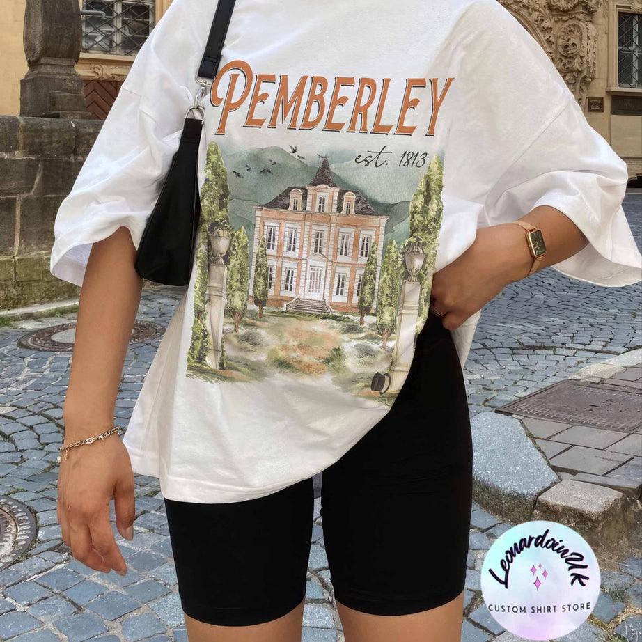 Pemberley Shirt, Pride and Prejudice Shirt, Jane Austen Shirt, Bookworm Shirt, Book Lover Gifts, Literary Shirt