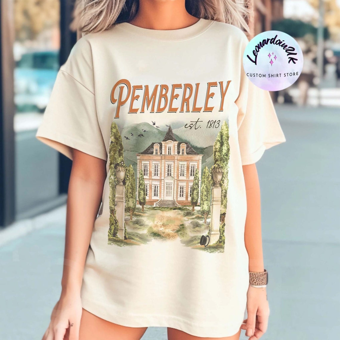 Pemberley Shirt, Pride and Prejudice Shirt, Jane Austen Shirt, Bookworm Shirt, Book Lover Gifts, Literary Shirt