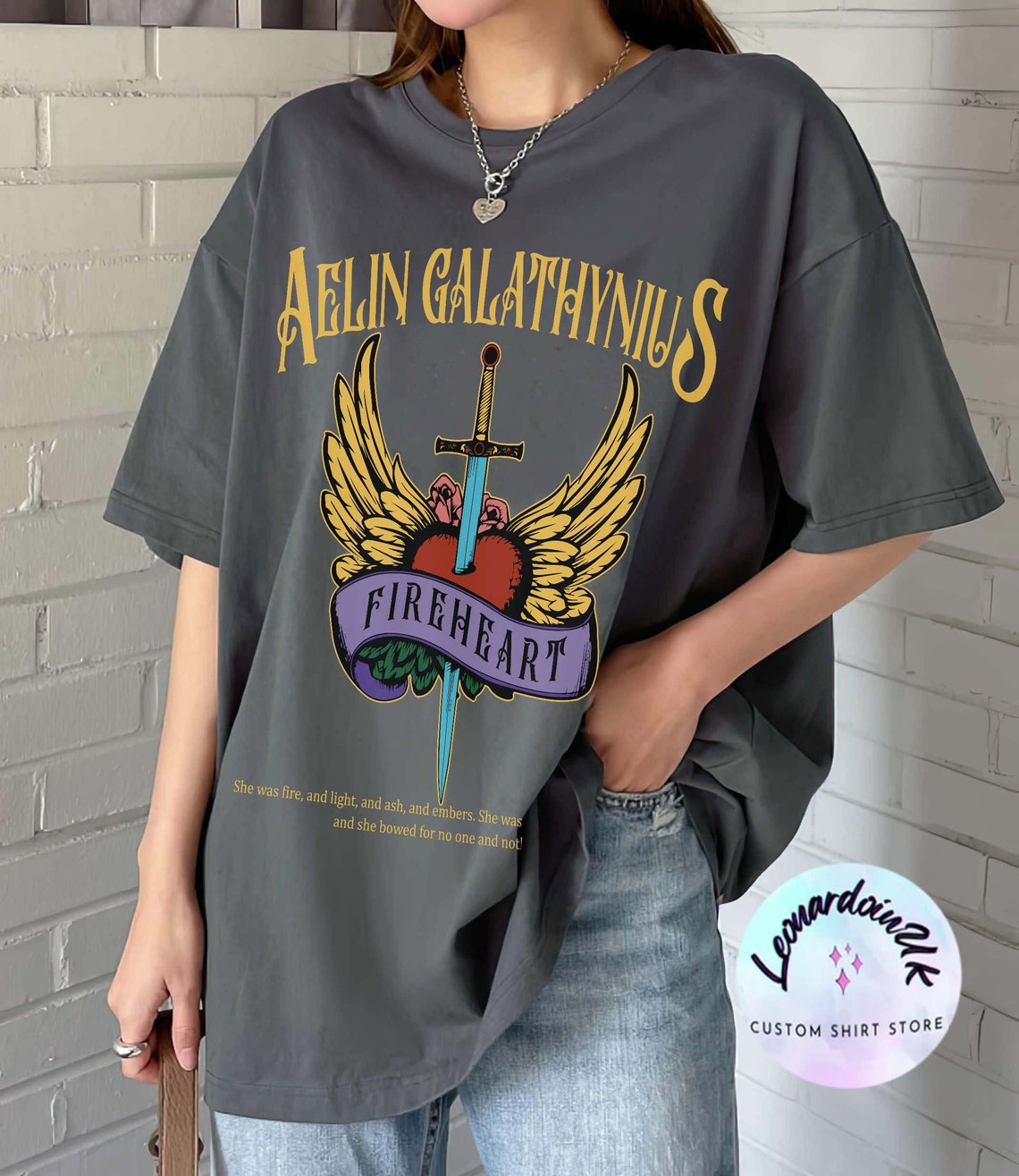 Throne of Glass Shirt, Aelin Galathynius Shirts, Fireheart Aelin T Shirt, Kingsflame the Thirteen