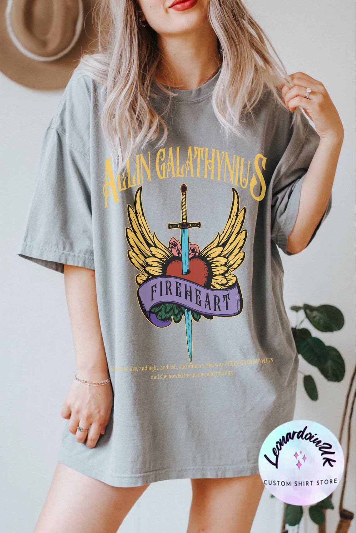 Throne of Glass Shirt, Aelin Galathynius Shirts, Fireheart Aelin T Shirt, Kingsflame the Thirteen