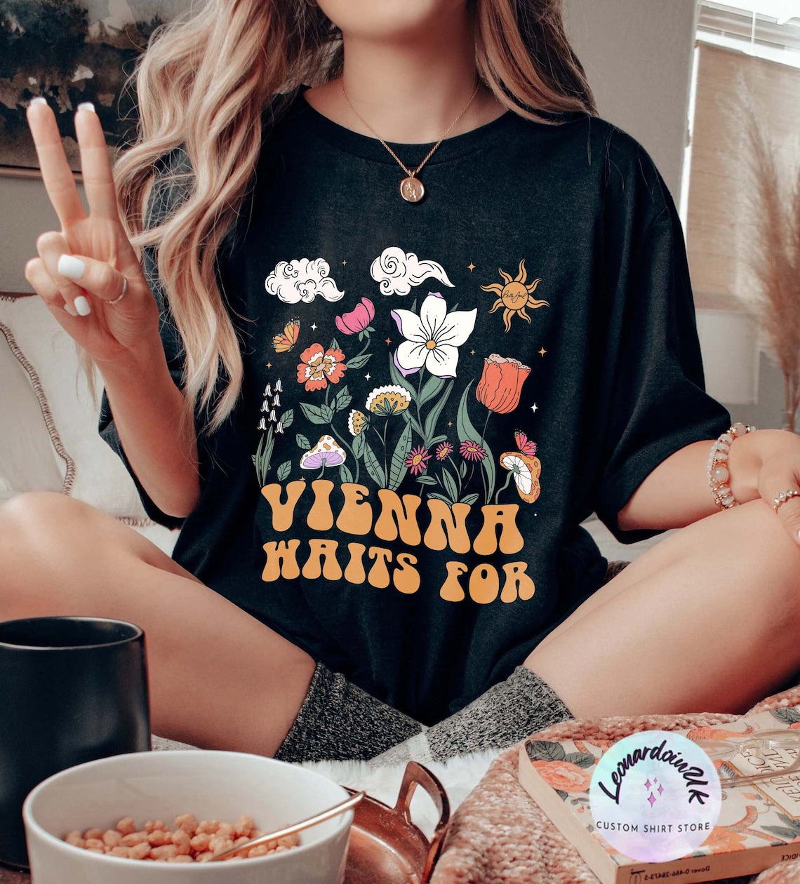 Vienna Shirt, Vienna Waits for You Shirt, Slow Down You're Doing Fine, Kindness Shirt, Therapy