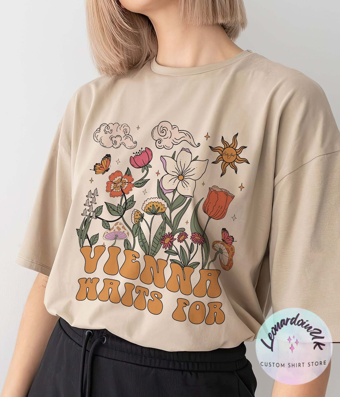 Vienna Shirt, Vienna Waits for You Shirt, Slow Down You're Doing Fine, Kindness Shirt, Therapy