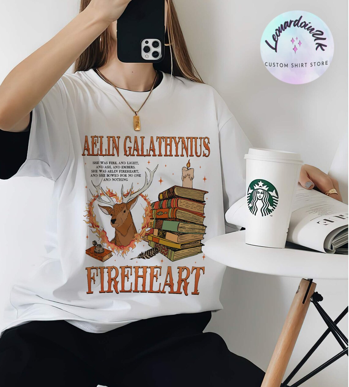 Throne of Glass Comfort Color Shirt, Aelin Galathynius Shirts, Fireheart Aelin T Shirt, Kingsflame the Thirteen, Gift for Book Lover