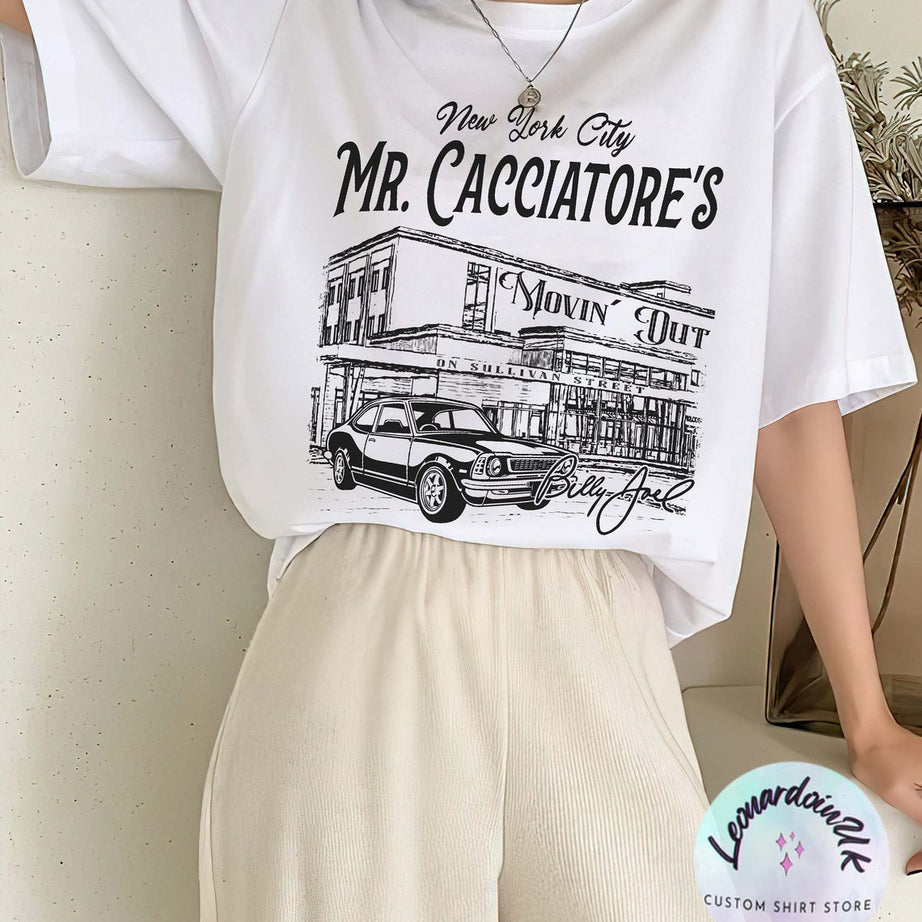 Mr. Cacciatore's on Sullivan Street, Subtle Merch, Movin' Out, Long Island Sweatshirt, Vienna