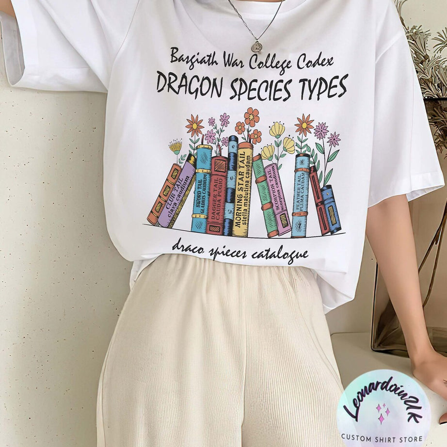 Basgiath War College Codex Shirt, Basgiath War College Shirt, Dragon Species Types, Dragon Shirt, Dragon Rider, Basgiath Shirt
