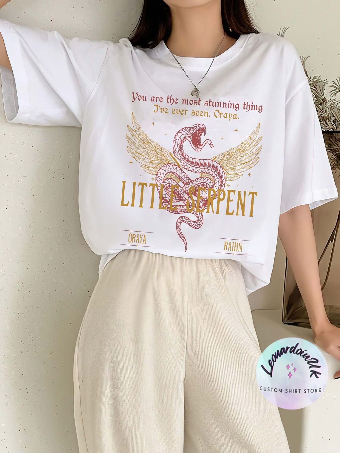 Oraya Little Serpent Comfort Color Shirt, the Serpent and the Wings of Night Reading Tshirt, Official Carissa Broadbent Merch