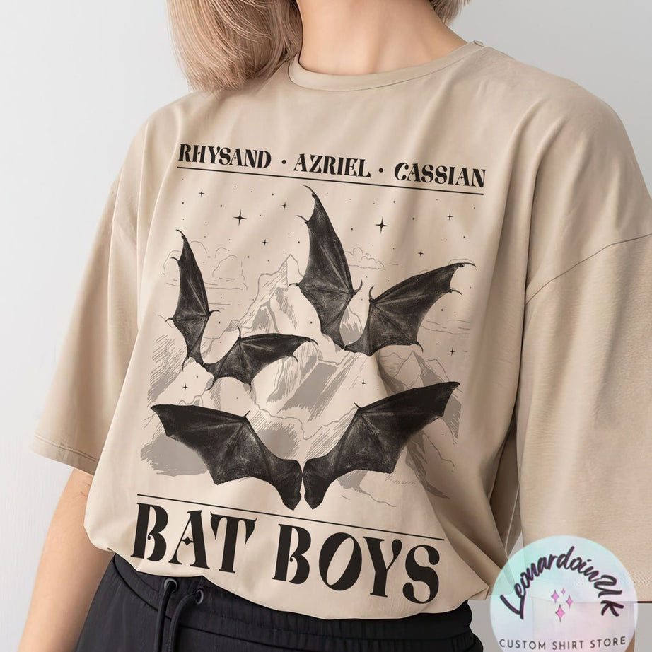 The Bat Boys Shirt, Acotar Merch Shirt,the Night Court Illyrians, A Court of Thorns and Roses Rhysand Cassian Azriel, Sarah J Maas Merch