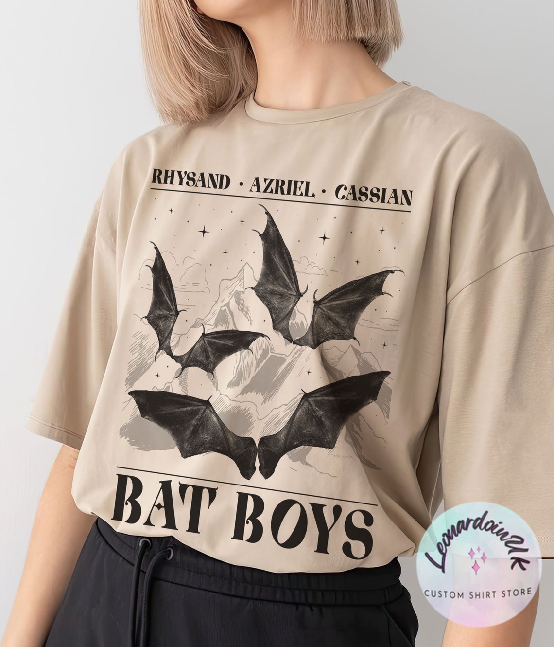 The Bat Boys Shirt, Acotar Merch Shirt,the Night Court Illyrians, A Court of Thorns and Roses Rhysand Cassian Azriel, Sarah J Maas Merch