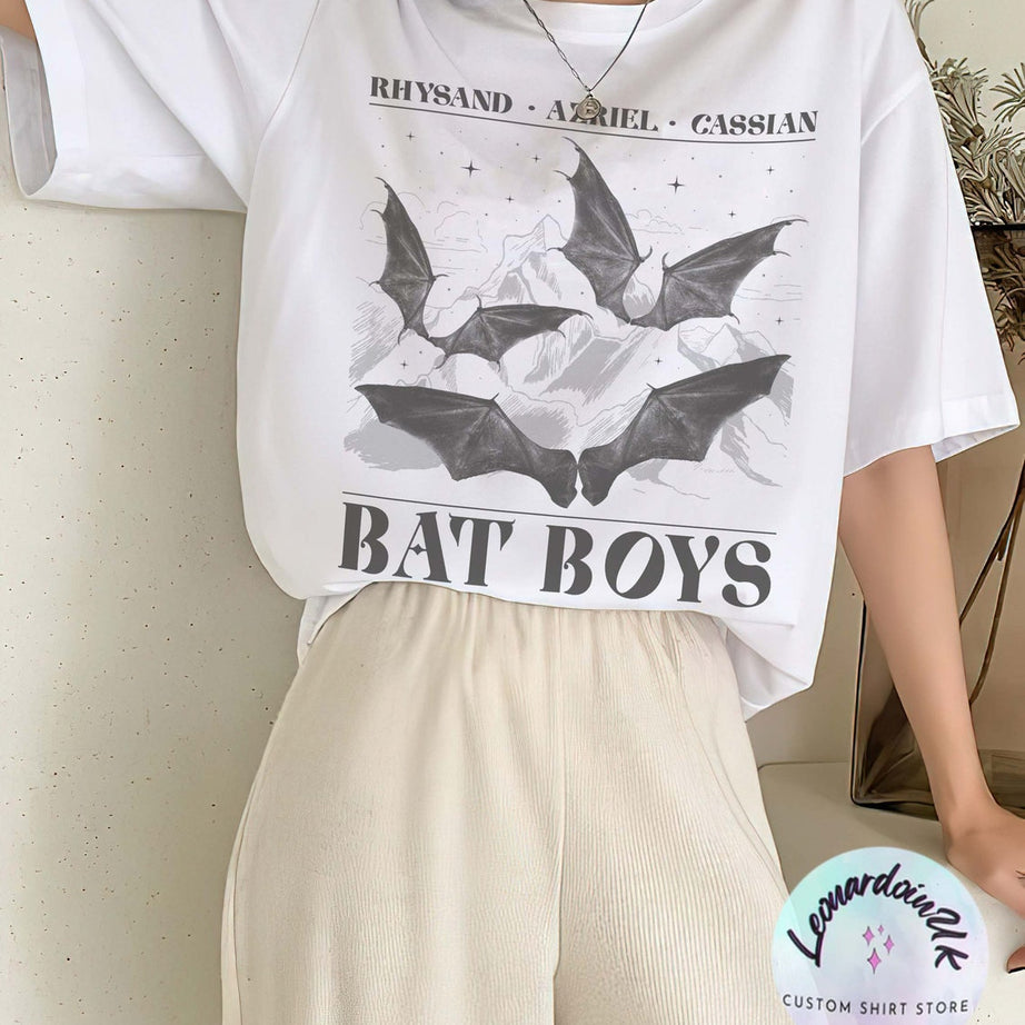 The Bat Boys Shirt, Acotar Merch Shirt,the Night Court Illyrians, A Court of Thorns and Roses Rhysand Cassian Azriel, Sarah J Maas Merch