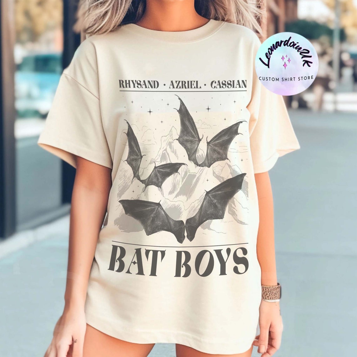 The Bat Boys Shirt, Acotar Merch Shirt,the Night Court Illyrians, A Court of Thorns and Roses Rhysand Cassian Azriel, Sarah J Maas Merch
