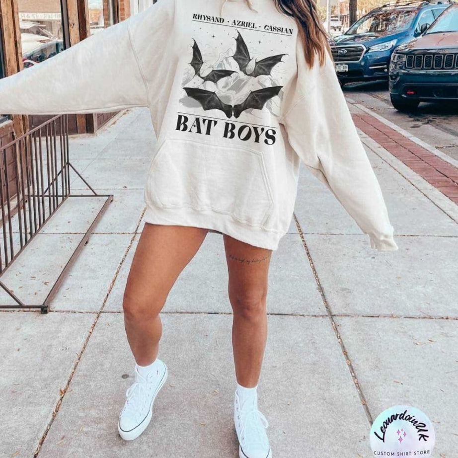 The Bat Boys Hoodie, Acotar Merch Shirt,the Night Court Illyrians, A Court of Thorns and Roses Rhysand Cassian Azriel, Acotar Hoodie