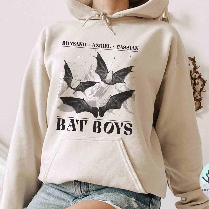 The Bat Boys Hoodie, Acotar Merch Shirt,the Night Court Illyrians, A Court of Thorns and Roses Rhysand Cassian Azriel, Acotar Hoodie