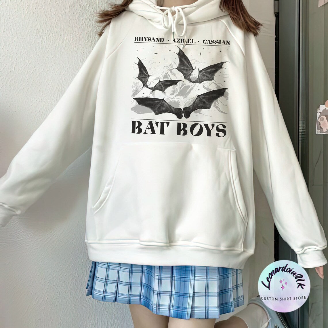 The Bat Boys Hoodie, Acotar Merch Shirt,the Night Court Illyrians, A Court of Thorns and Roses Rhysand Cassian Azriel, Acotar Hoodie