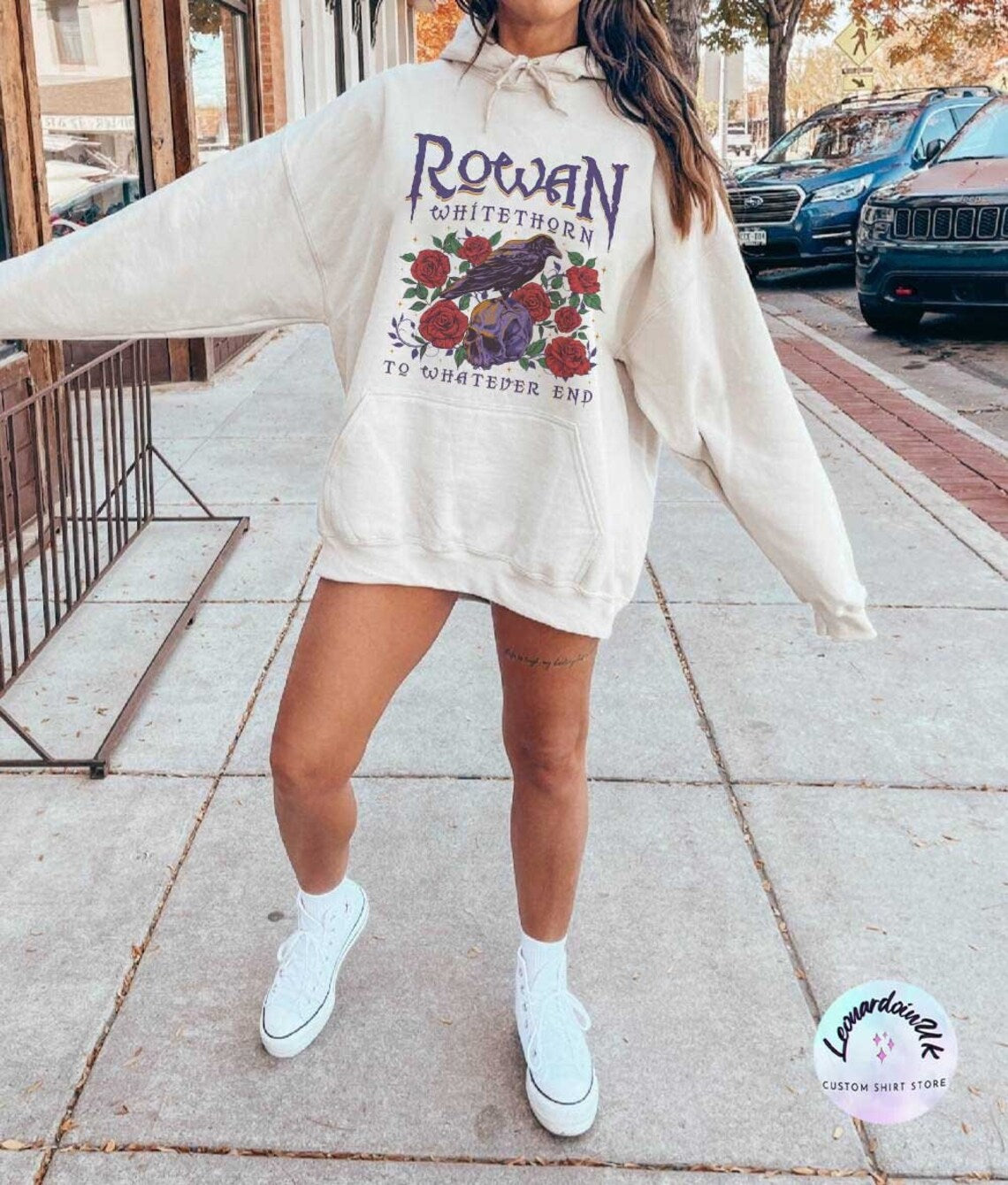 Rowan to Whatever End Hoodie, Rowan Whitethorn Shirt, Throne of Glass Shirt, TOG, Sjm,aelin Rowan,sarah J Maas, Acotar, Bookish Shirt