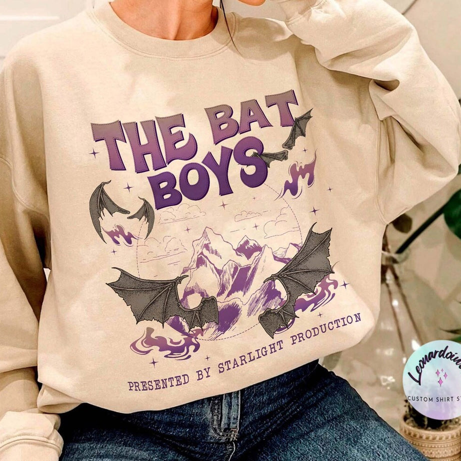 The Bat Boys Sweatshirt,the Night Court Illyrians, A Court of Thorns and Roses Rhysand Cassian Azriel, Acotar Merch Sweatshirt