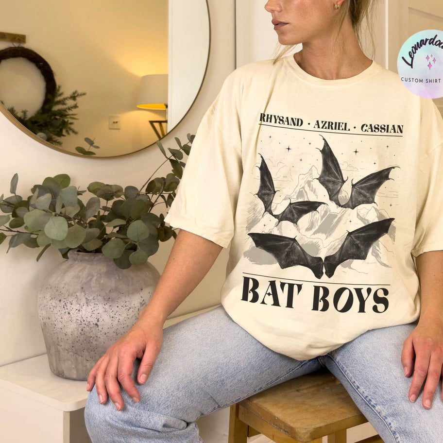 The Bat Boys Shirt, Acotar Merch Shirt,the Night Court Illyrians, A Court of Thorns and Roses Rhysand Cassian Azriel, Sarah J Maas Merch