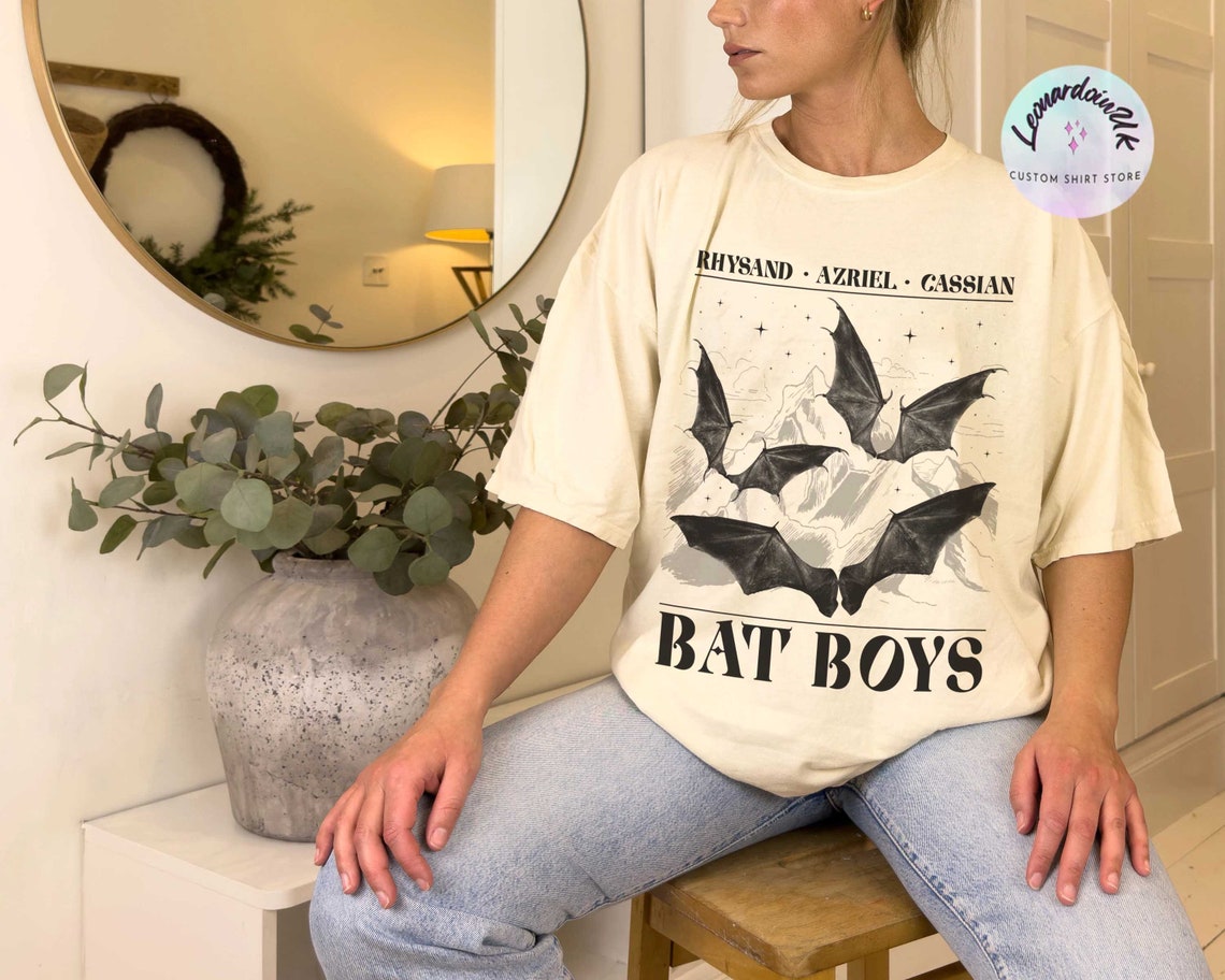 The Bat Boys Shirt, Acotar Merch Shirt,the Night Court Illyrians, A Court of Thorns and Roses Rhysand Cassian Azriel, Sarah J Maas Merch