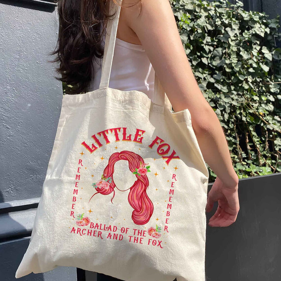 Once Upon A Broken Heart Tote Bag, Remember Little Fox, A Curse for True Love, Evangeline Fox, Jacks, Ballad of Never After, Caraval Bag