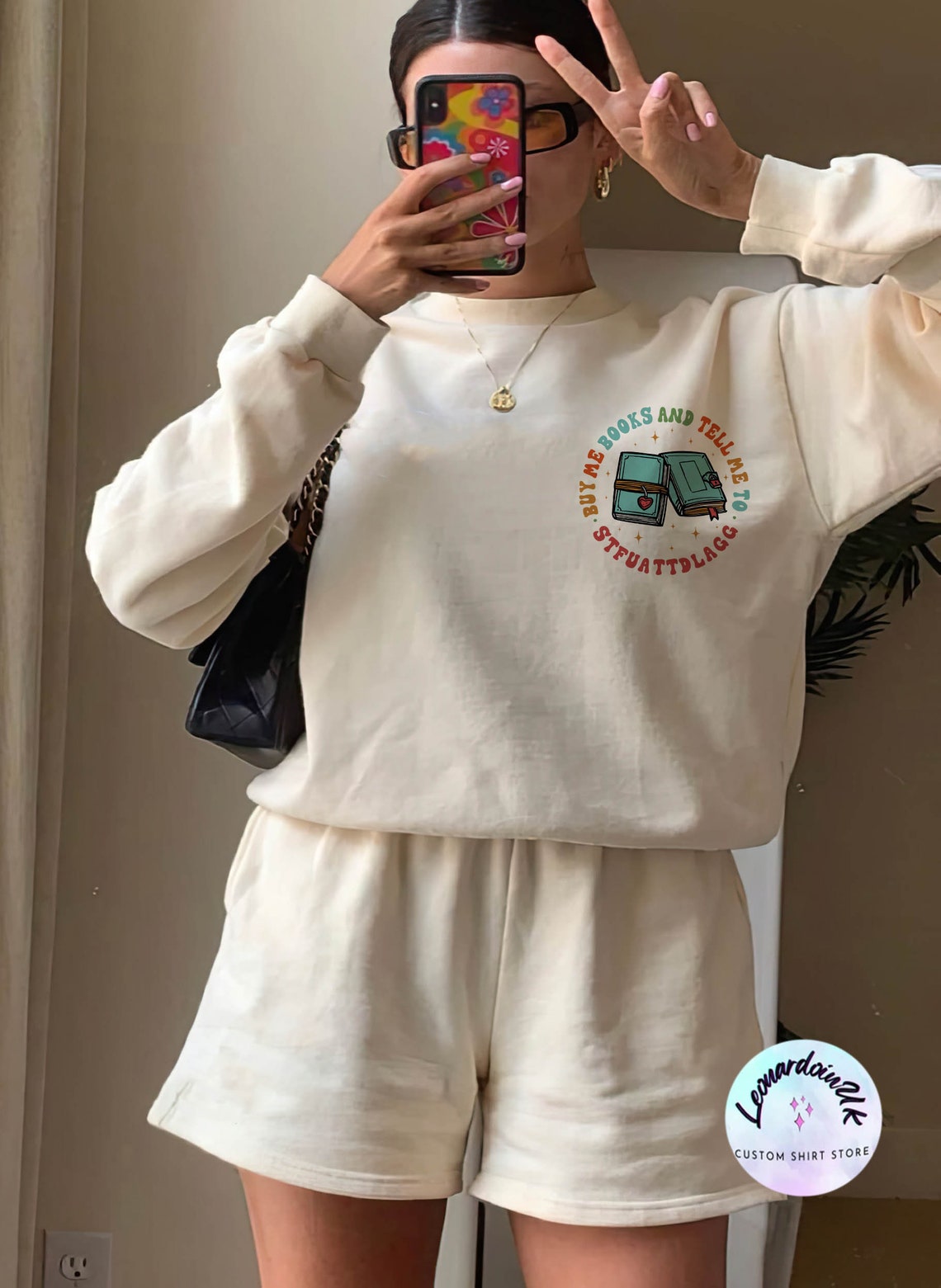 Buy Me Books and Tell Me to STFUATTDLAGG Sweatshirt, Book Tok Book Shirt, Book Lover Gift, STFUATTDLAGG Sweater, Book Shirt