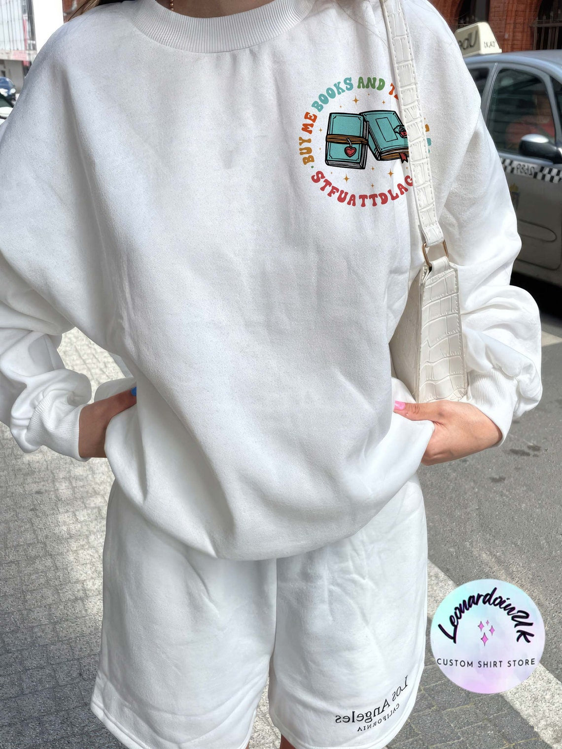 Buy Me Books and Tell Me to STFUATTDLAGG Sweatshirt, Book Tok Book Shirt, Book Lover Gift, STFUATTDLAGG Sweater, Book Shirt