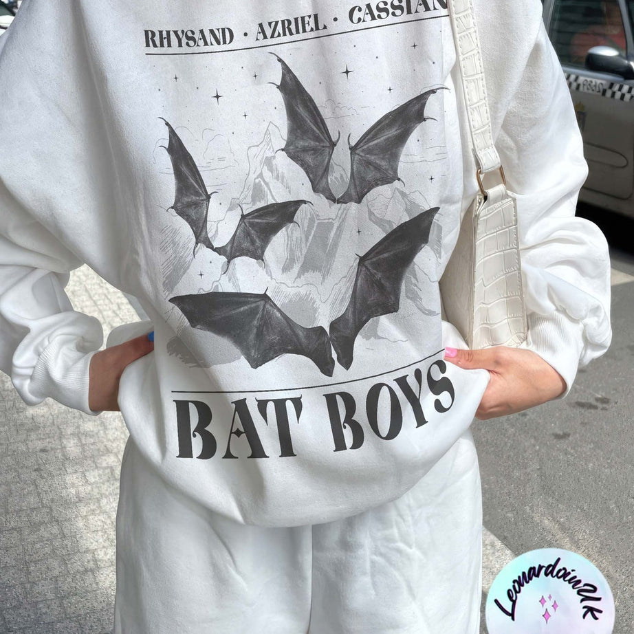 The Bat Boys Sweatshirt, Acotar Merch Sweatshirt,the Night Court Illyrians, A Court of Thorns and Roses Rhysand Azriel, Sarah J Maas Velaris