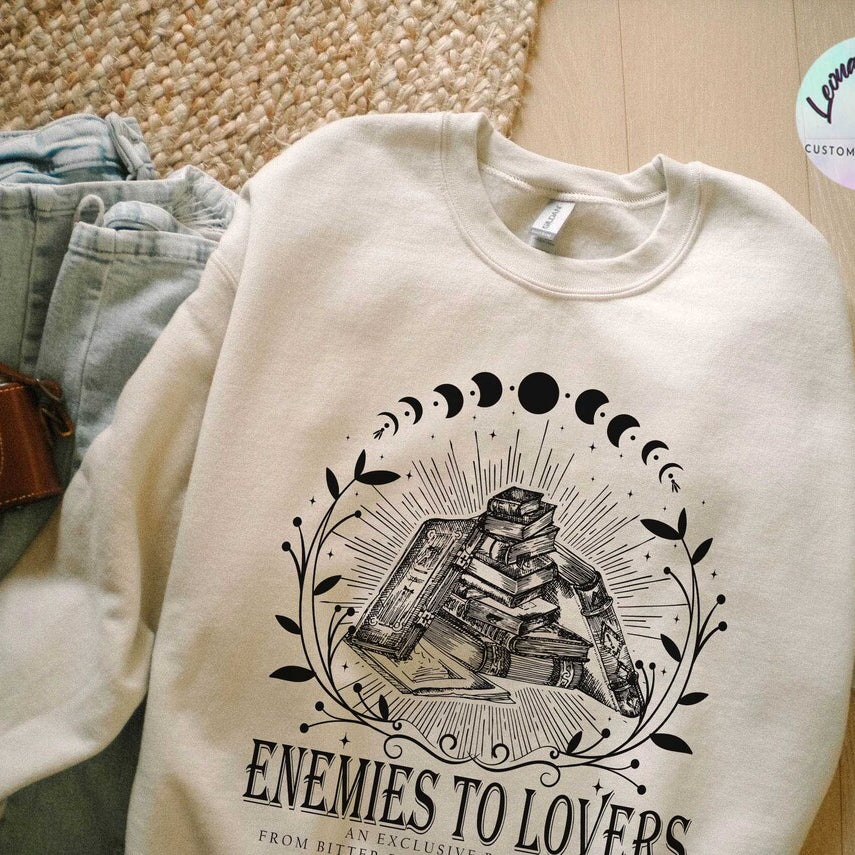 Enemies to Lovers Sweatshirt, Morally Grey Shirt, Romantasy, Reader Hoodie, Hot Girls Read Spicy Booktok in My Bookish, Bookish Shirt