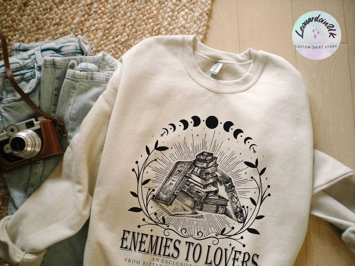 Enemies to Lovers Sweatshirt, Morally Grey Shirt, Romantasy, Reader Hoodie, Hot Girls Read Spicy Booktok in My Bookish, Bookish Shirt