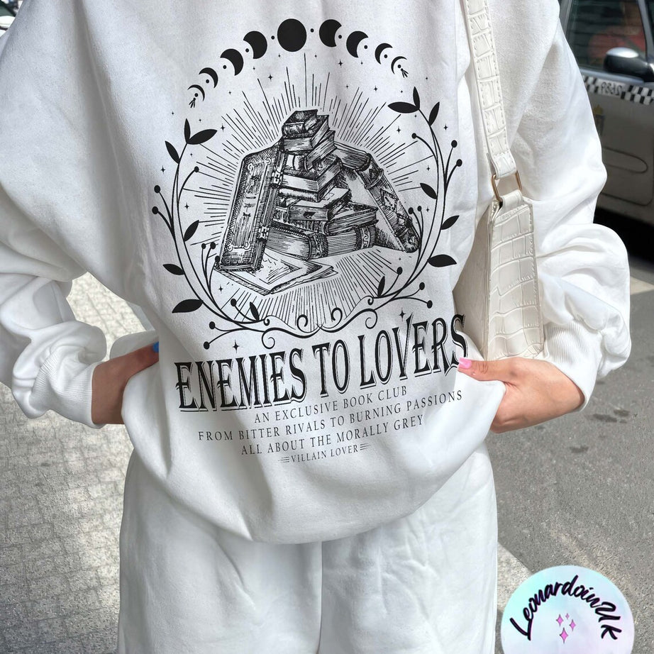 Enemies to Lovers Sweatshirt, Morally Grey Shirt, Romantasy, Reader Hoodie, Hot Girls Read Spicy Booktok in My Bookish, Bookish Shirt