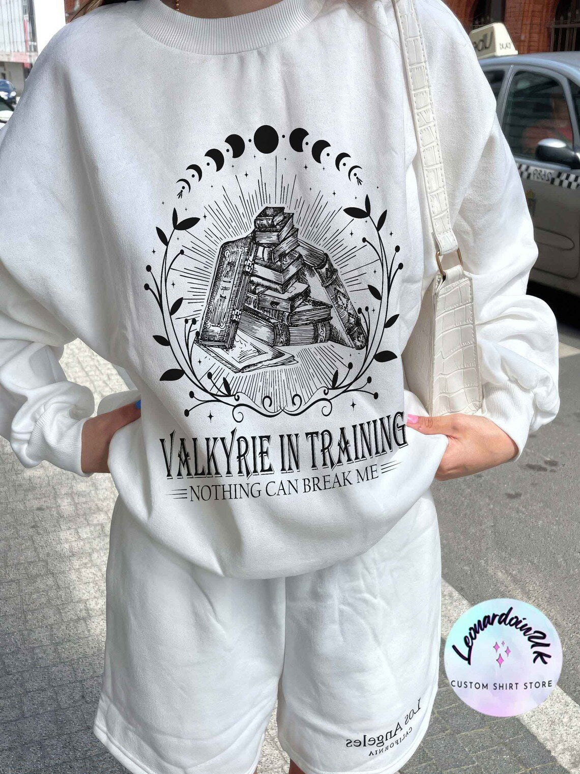 Valkyrie Training Sweatshirt, Nesta Archeron Acotar, Lady Death SJM Sarah J Maas Merch, Rhysand Night Court Silver Flame ACOSF, Velaris