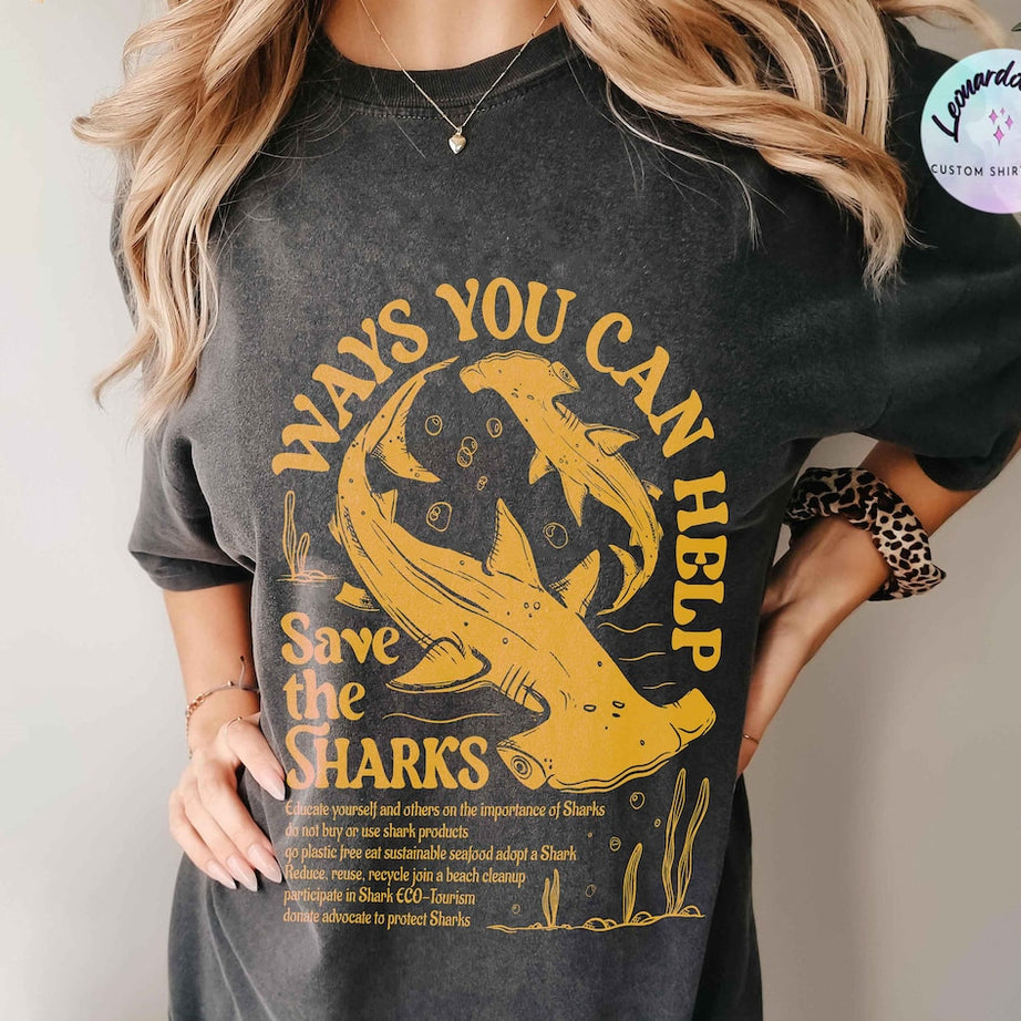 Save the Sharks Comfort Color Shirt, Respect the Locals, Shark Shirt, Shark Shirt, Shark Weekk, Respect the Locals Hoodie, Shark Gift