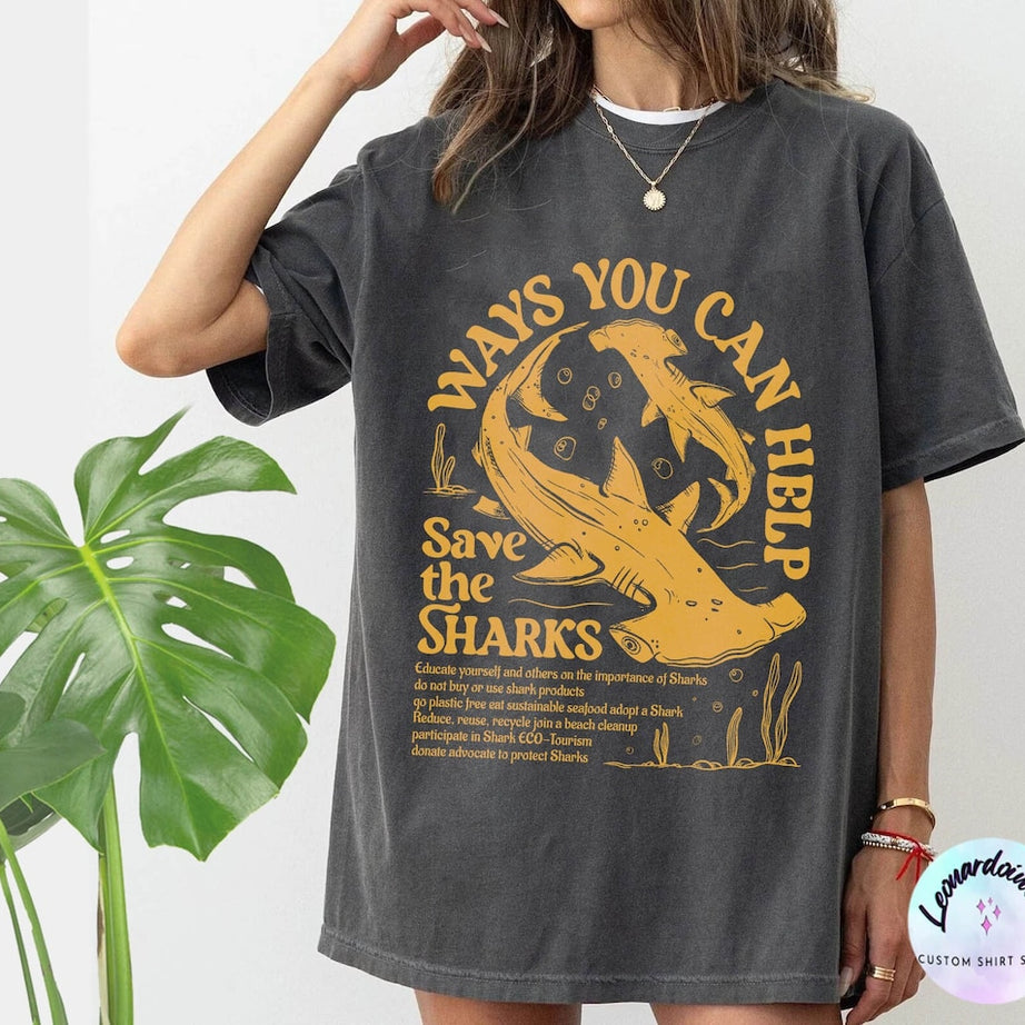 Save the Sharks Comfort Color Shirt, Respect the Locals, Shark Shirt, Shark Shirt, Shark Weekk, Respect the Locals Hoodie, Shark Gift
