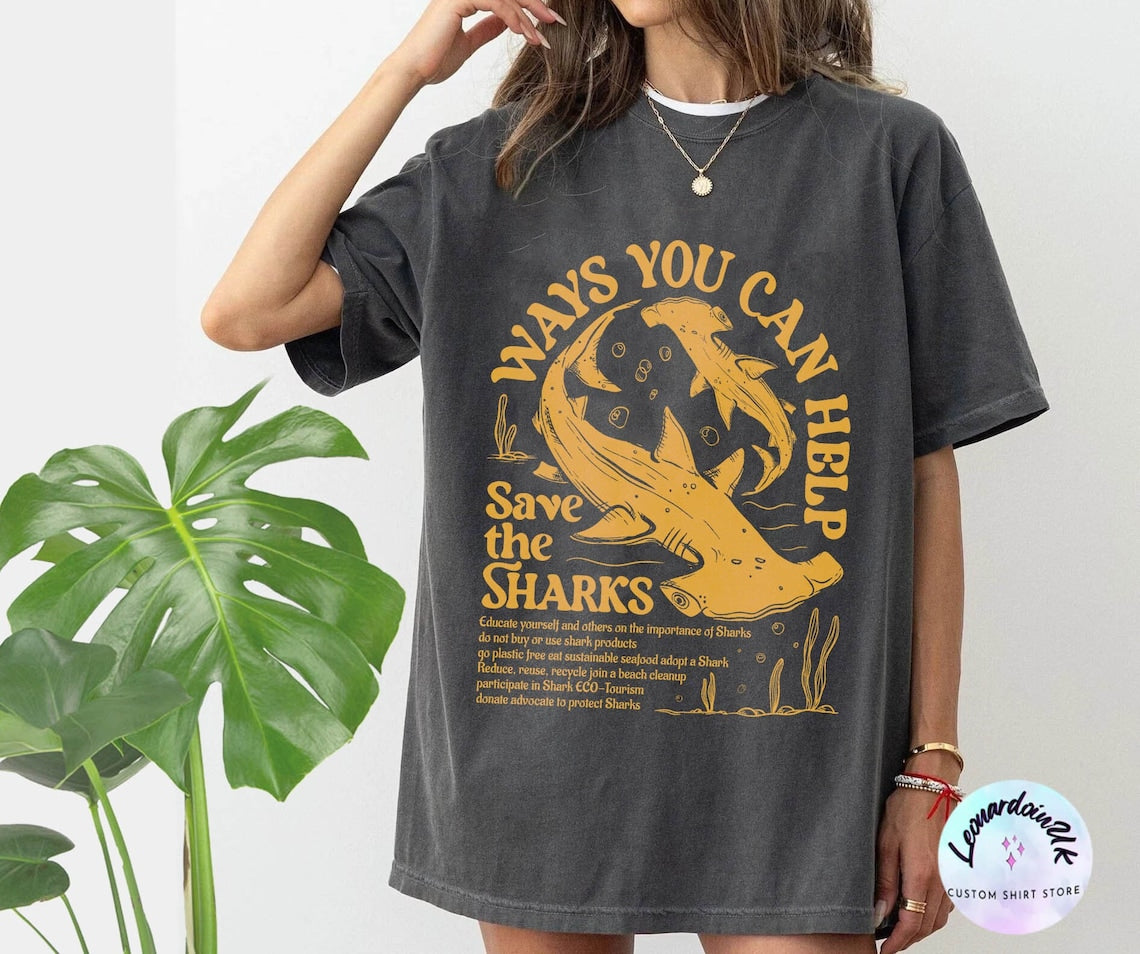 Save the Sharks Comfort Color Shirt, Respect the Locals, Shark Shirt, Shark Shirt, Shark Weekk, Respect the Locals Hoodie, Shark Gift