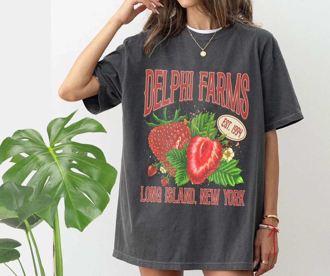 Delphi PJO Comfort Color Shirt, Delphi Strawberry Farms Shirt, Delphi Strawberry, Cottage Core Shirt, Blood Chronicles, the Olympians Shirt