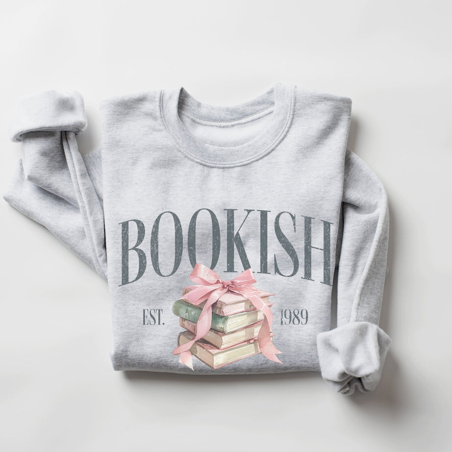 Bookish Sweatshirt, Coquette Book Lover Shirt, Bookish Gift, Gift for Book Lover, Bookworm Sweatshirt, Coquette Aesthetic Reading Shirt