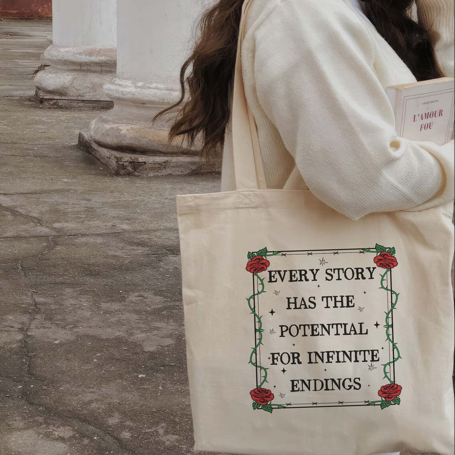 Once Upon a Broken Heart Tote Bag, Evajacks, Bookish Gifts, Book Lover, Fantasy Books, Bookish Tote Bag