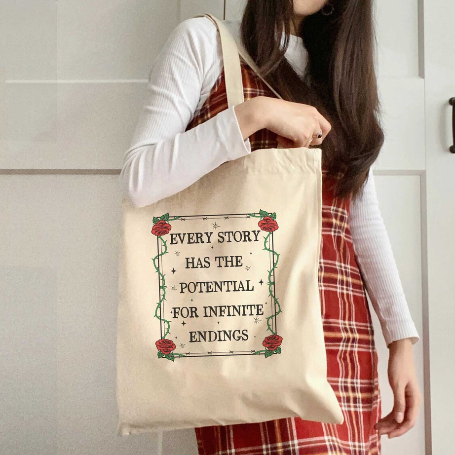 Once Upon a Broken Heart Tote Bag, Evajacks, Bookish Gifts, Book Lover, Fantasy Books, Bookish Tote Bag